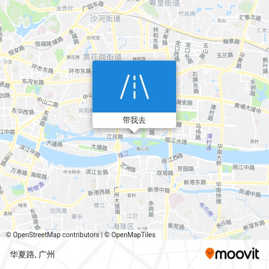 华夏路地图