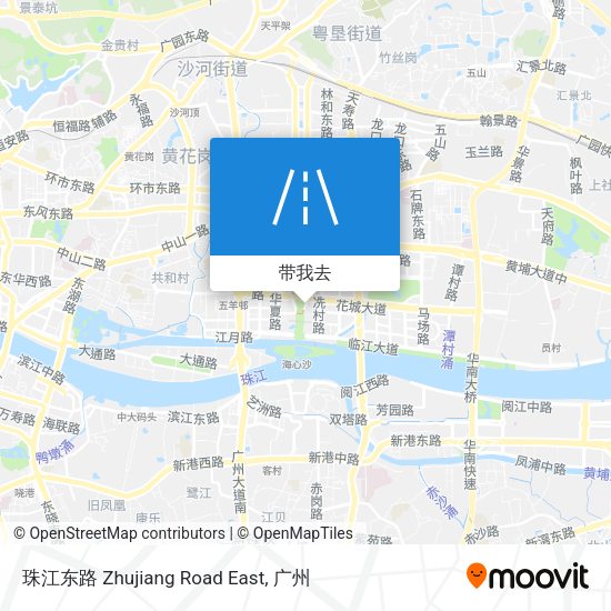珠江东路 Zhujiang Road East地图