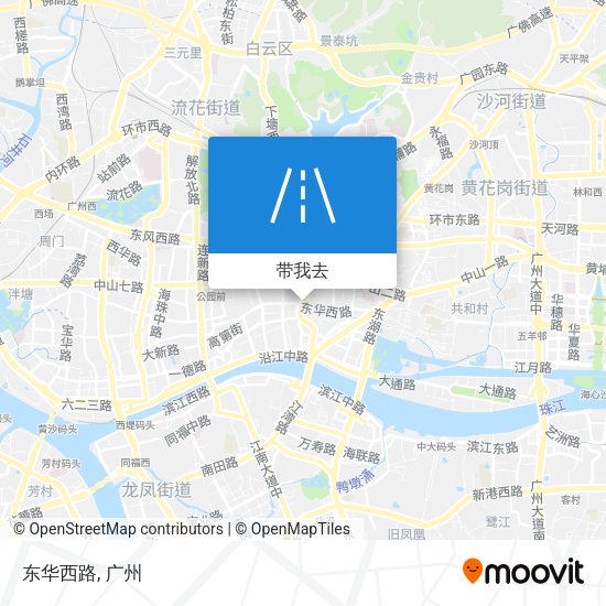 东华西路地图