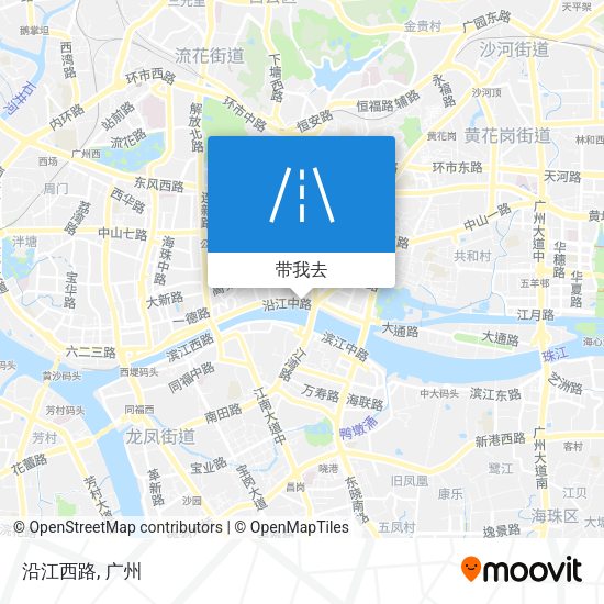 沿江西路地图