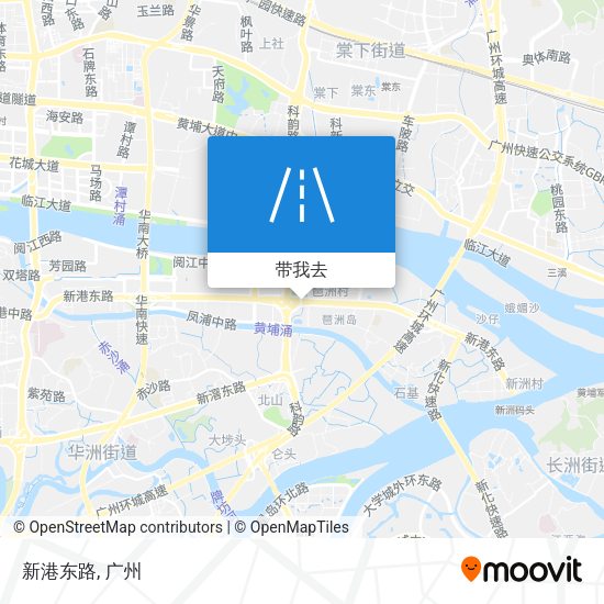 新港东路地图