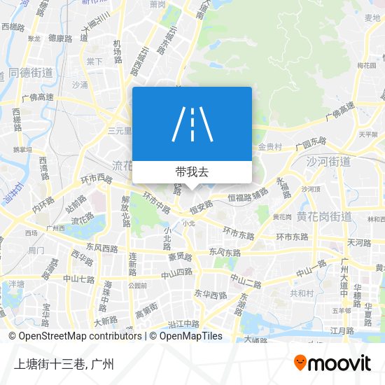 上塘街十三巷地图