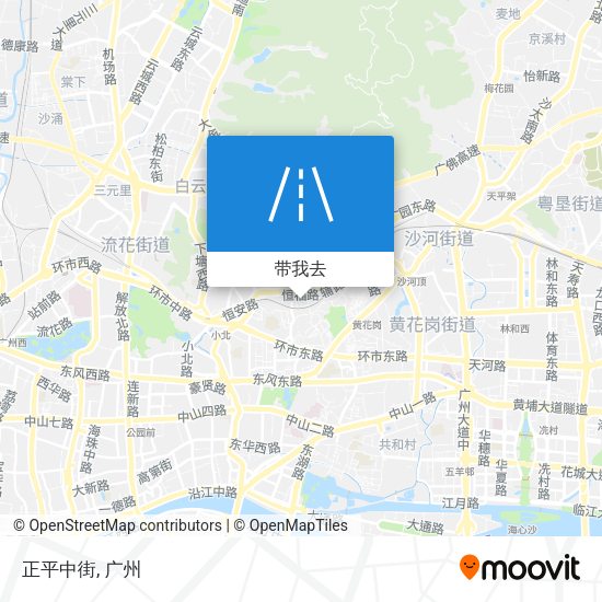 正平中街地图