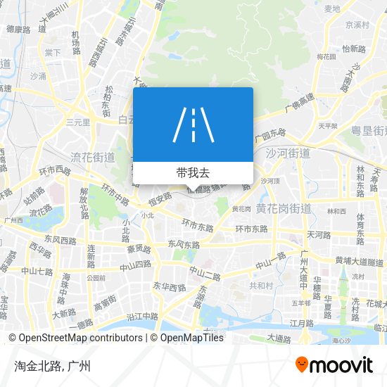 淘金北路地图