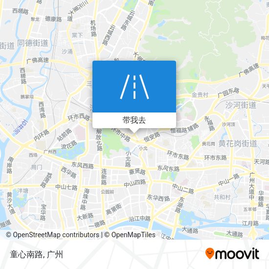 童心南路地图