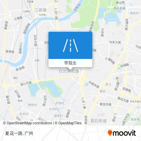 夏花一路地图