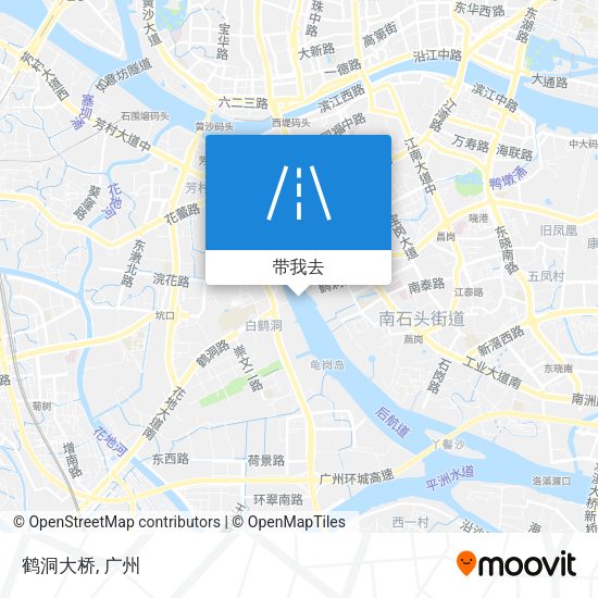 鹤洞大桥地图