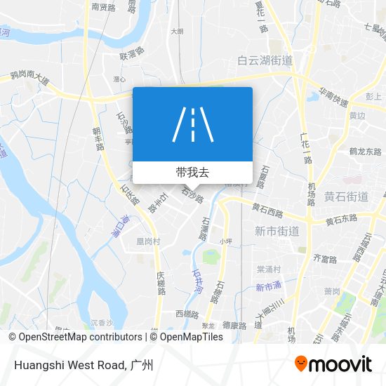Huangshi West Road地图
