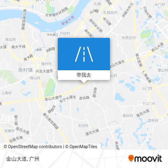 金山大道地图