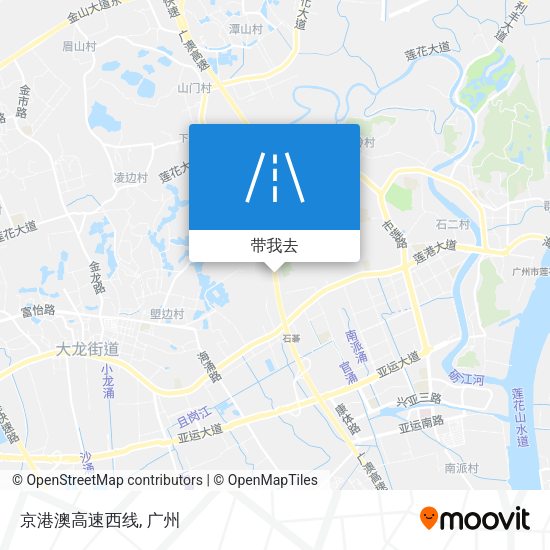 京港澳高速西线地图