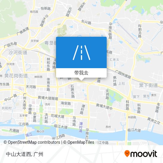 中山大道西地图