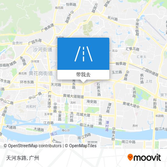 天河东路地图