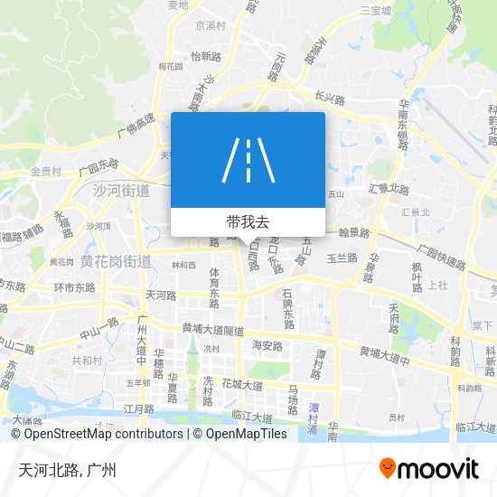 天河北路地图