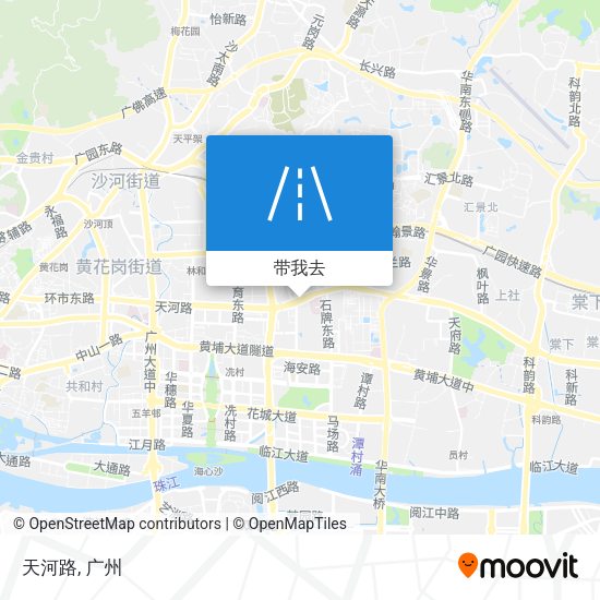天河路地图