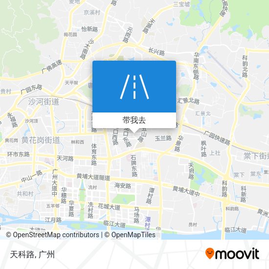 天科路地图