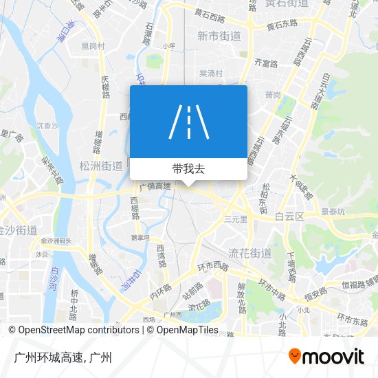 广州环城高速地图