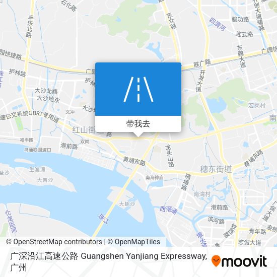 广深沿江高速公路 Guangshen Yanjiang Expressway地图