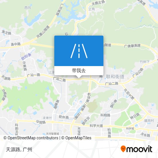 天源路地图