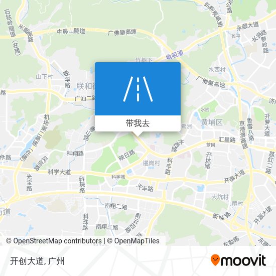 开创大道地图