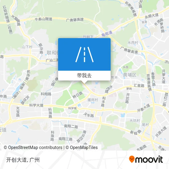 开创大道地图