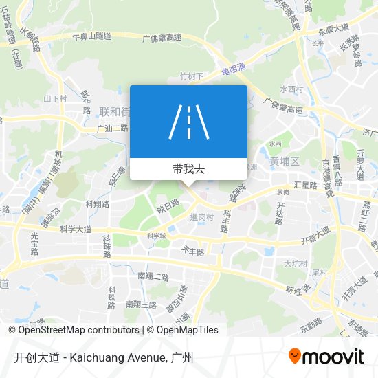开创大道 - Kaichuang Avenue地图