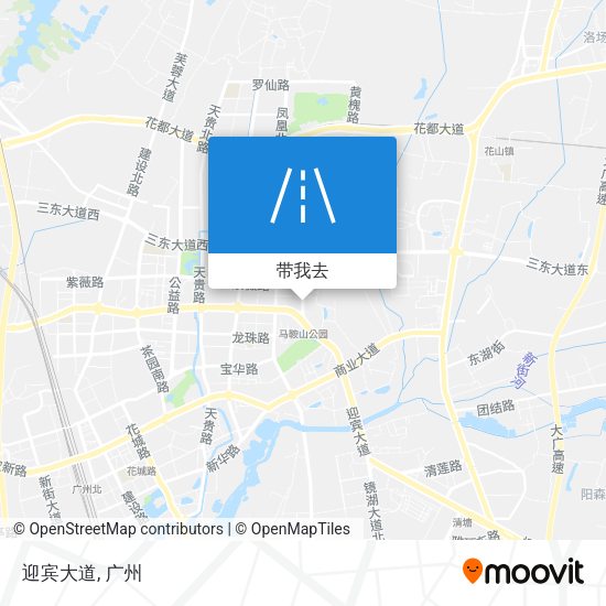 迎宾大道地图