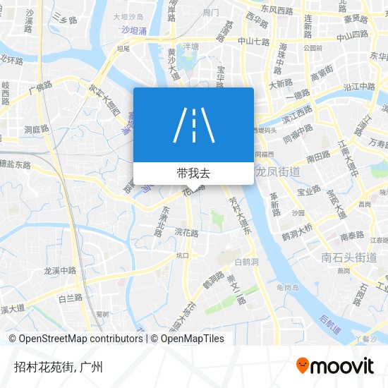 招村花苑街地图