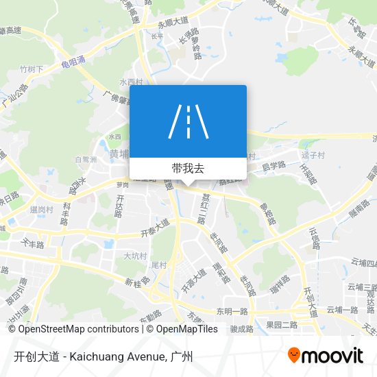 开创大道 - Kaichuang Avenue地图