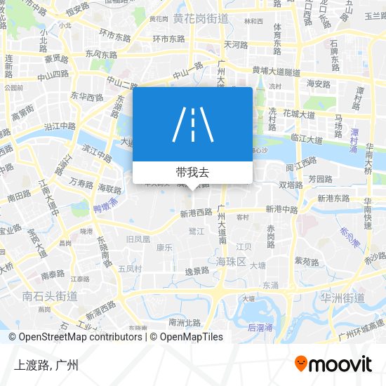 上渡路地图