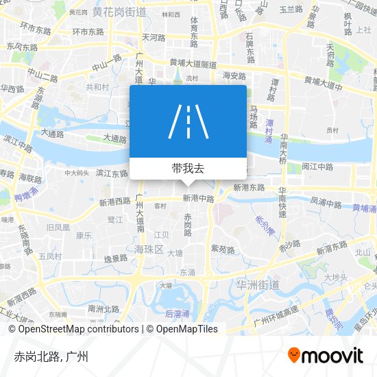 赤岗北路地图