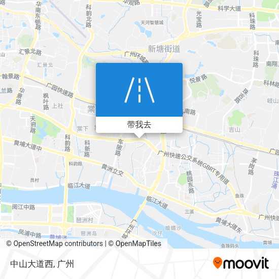中山大道西地图