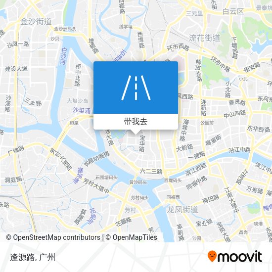 逢源路地图