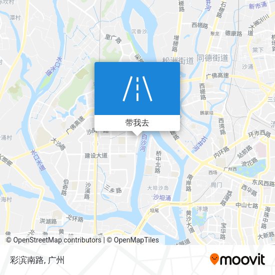 彩滨南路地图