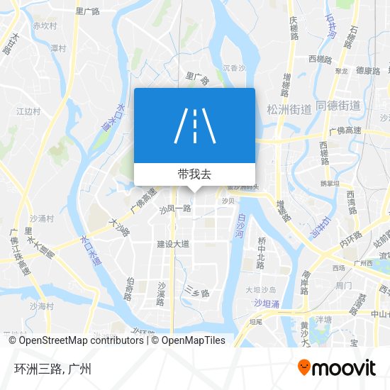 环洲三路地图