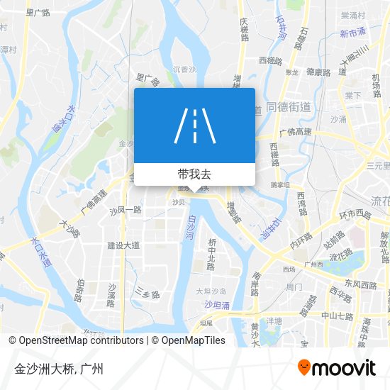 金沙洲大桥地图