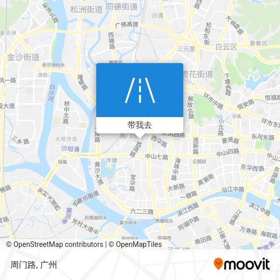 周门路地图