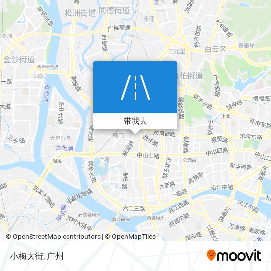 小梅大街地图