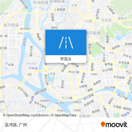 荔湾路地图