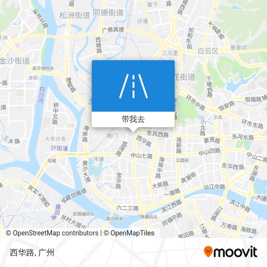 西华路地图