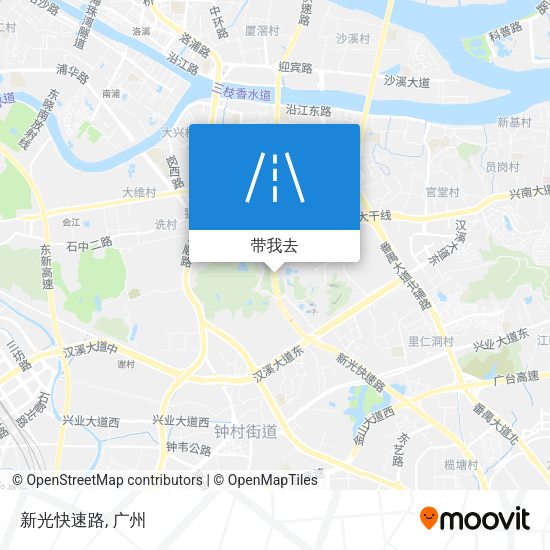 新光快速路地图