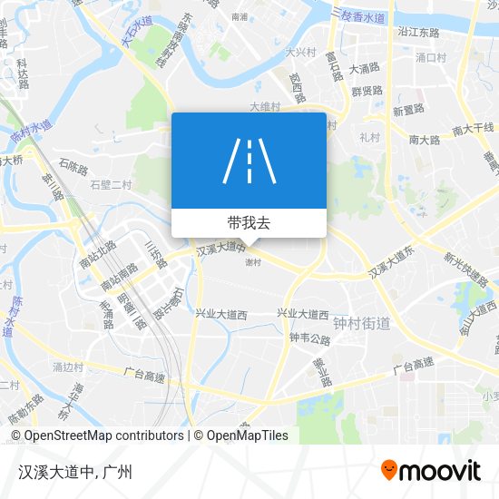 汉溪大道中地图