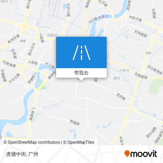 虎塘中街地图
