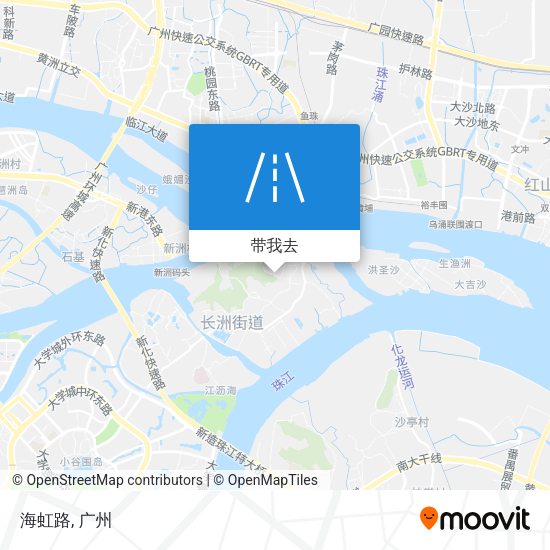 海虹路地图