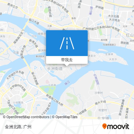 金洲北路地图