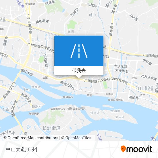 中山大道地图