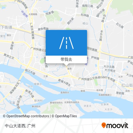 中山大道西地图