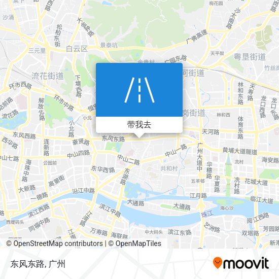 东风东路地图