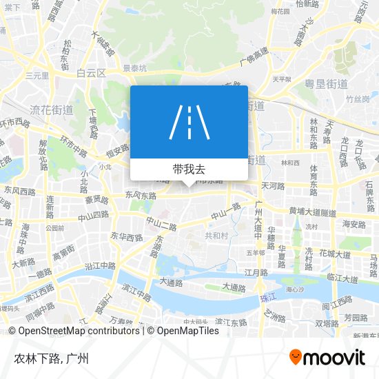 农林下路地图