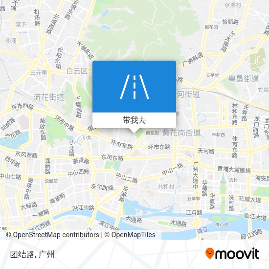 团结路地图