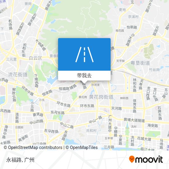 永福路地图